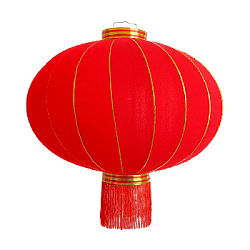 Китайский фонарь эконом d-78 см, красный